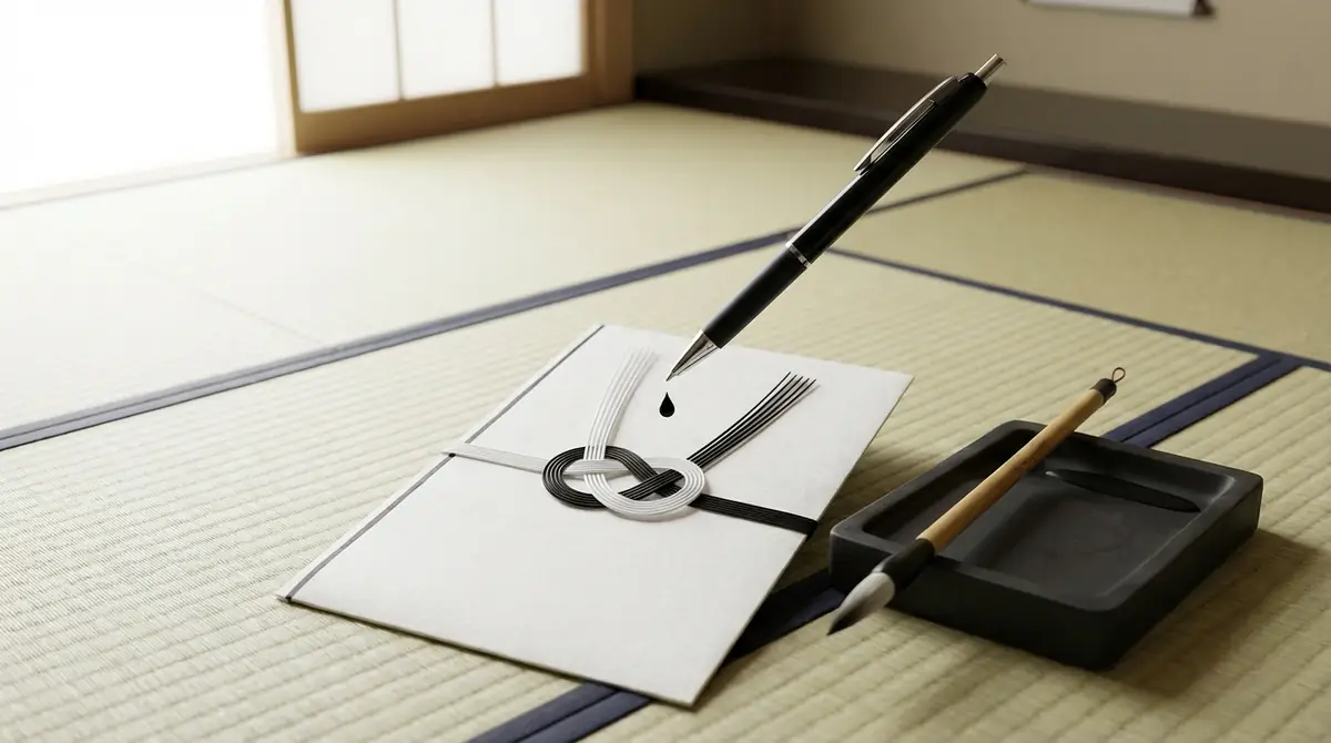【結論】香典袋に黒ペンで書くのはマナー違反？基本はNG