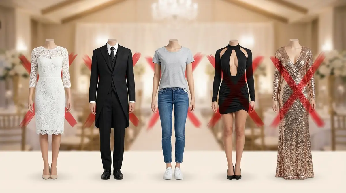 絶対に避けたい！結婚式の服装NGパターン5選