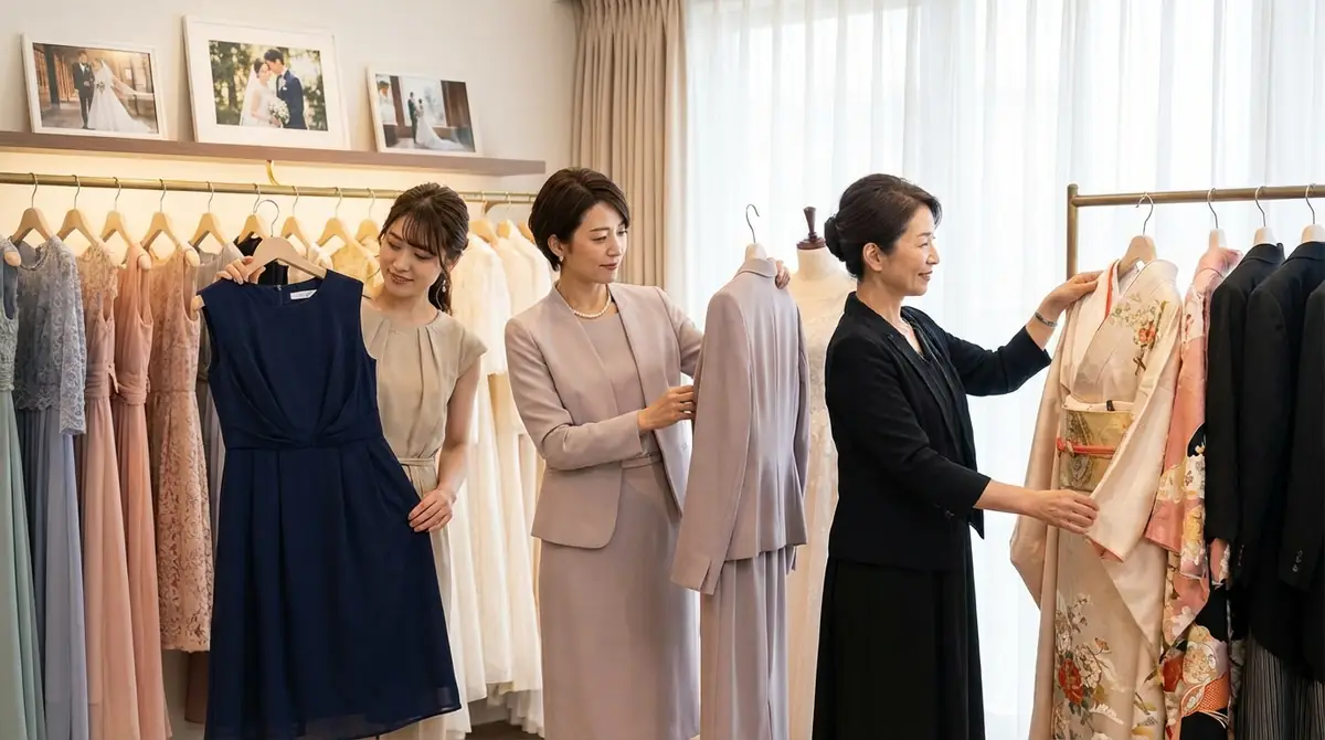 【立場別】女性の結婚式服装の選び方|友人・同僚・親族