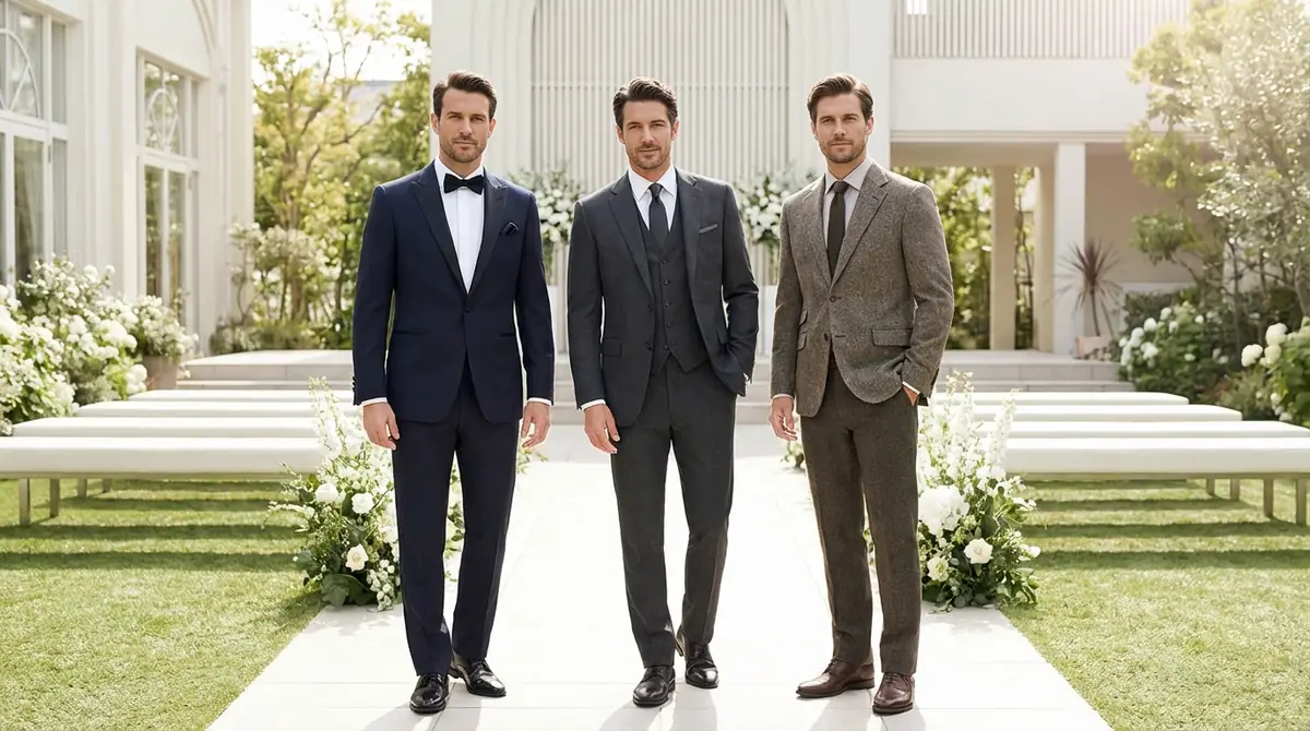 【コーディネート例】結婚式の男性服装|そのまま真似できる3パターン